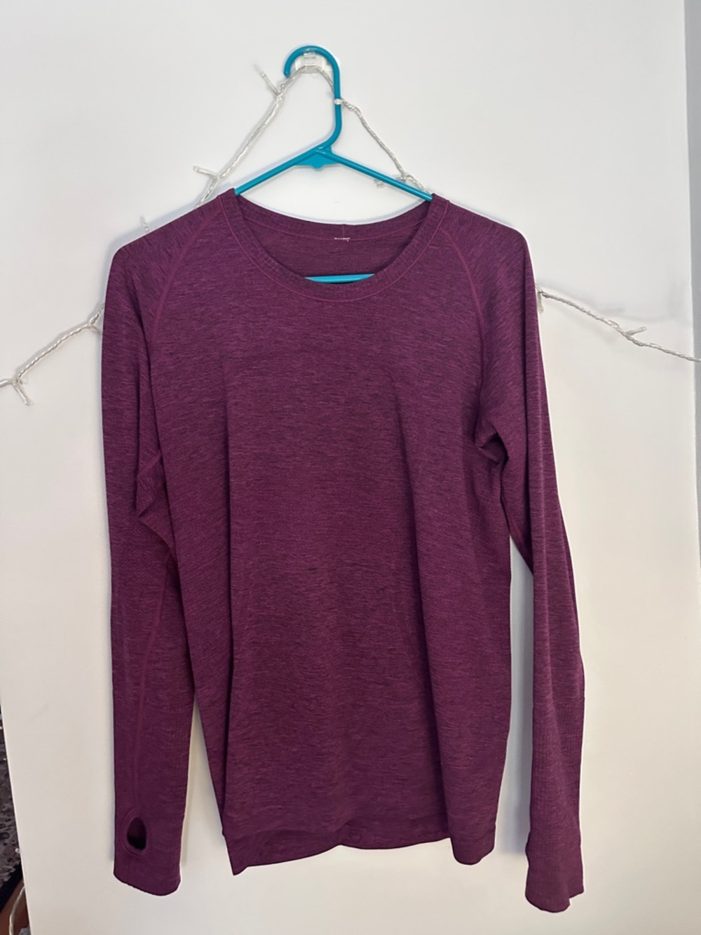 Lululemon Swiftly Plum Long Sleeve Crewneck Top 12